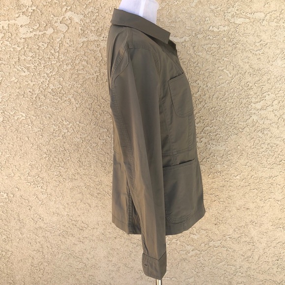 Talbots Olive Green Lightweight Blazer Jacket size 6 - Picture 7 of 9